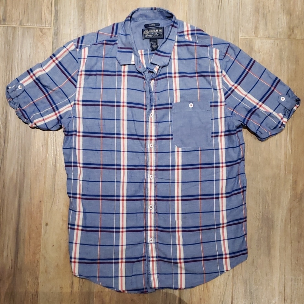 American Rag Time Tested Quality Button Up Shirt